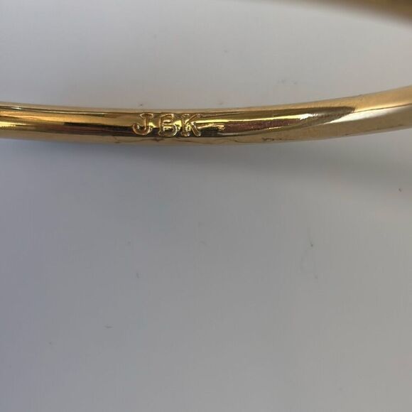 NIB Camrose & Kross JB Kennedy 4 bangle bracelets 24kt YGP - Picture 8 of 8